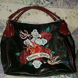 Red and Black purse